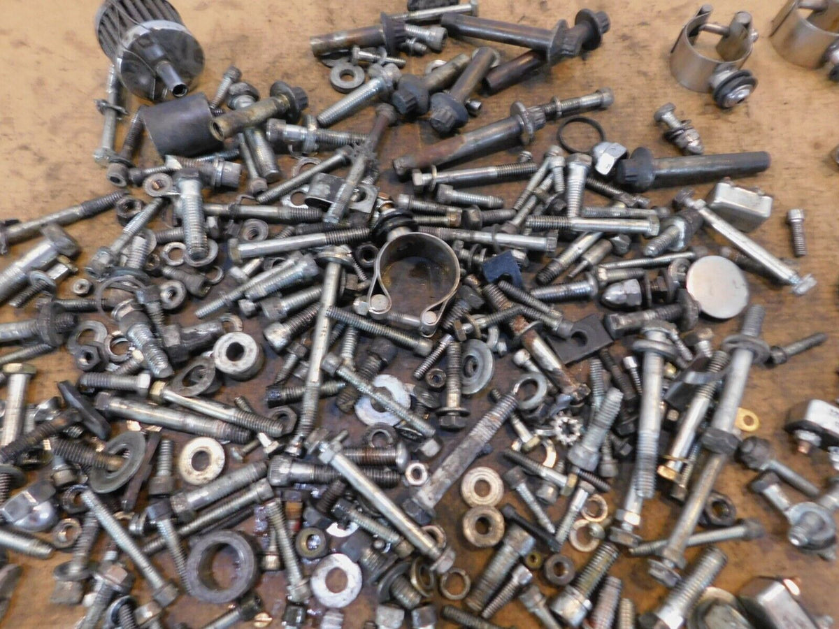 1994 Harley Davidson Dyna FXD Low Rider Engine Nut Bolt Brackets Parts Box Lot - C3 Cycle