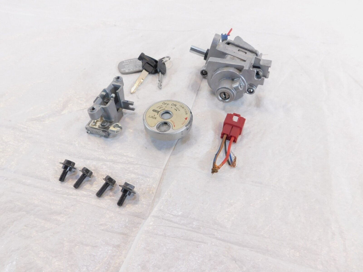 Yamaha YW50 Zuma 50 50F 50FX Gas Fuel Cap Seat & Ignition Switch Lock w/ Key - C3 Cycle