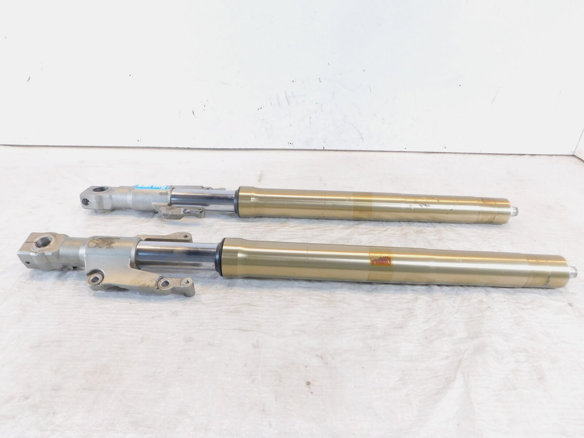 1994-1995 Yamaha FZR1000 Front Wheel Left & Right Suspension Fork Tube Legs Bent - C3 Cycle