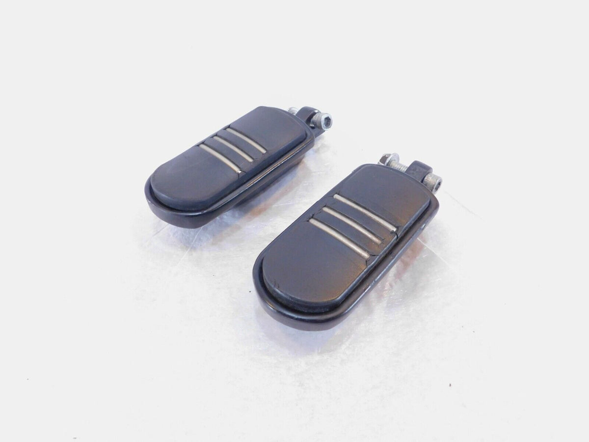 Harley Touring FXR Dyna Sportster & Softail Metal & Rubber Footpegs Footrests - C3 Cycle