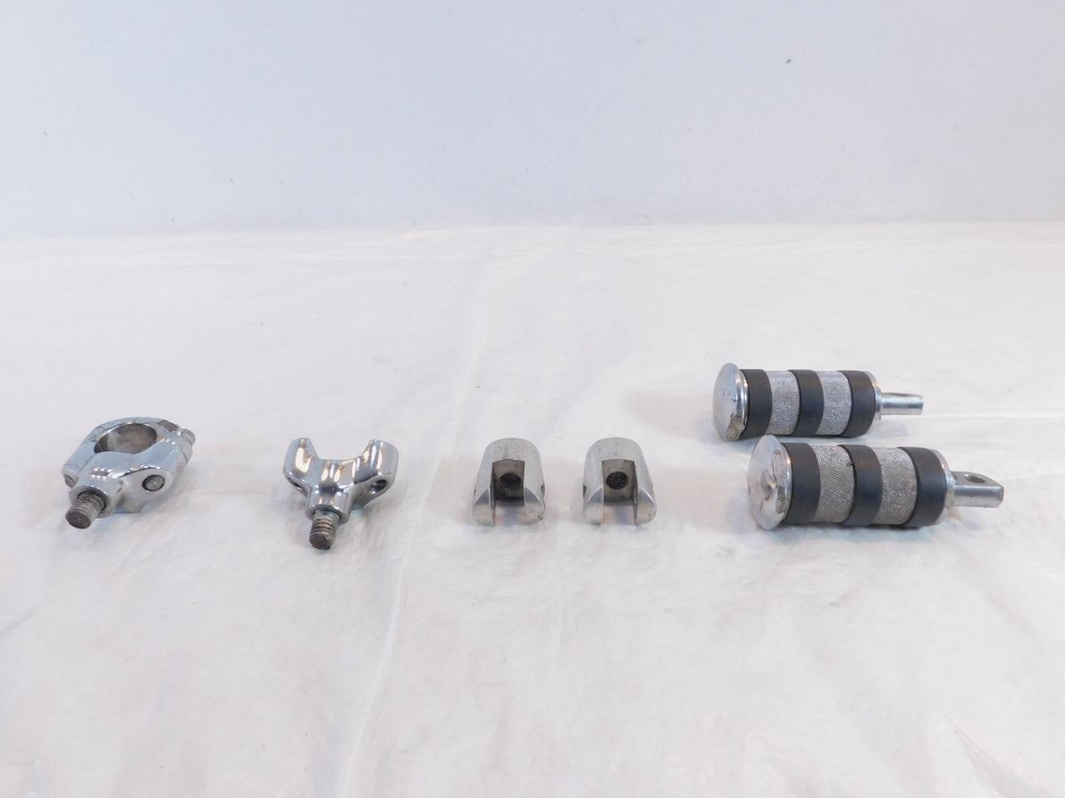 2001 01 Kawasaki VN800 Vulcan 800 Classic Front Highway Crash Bar Footrest Pegs - C3 Cycle