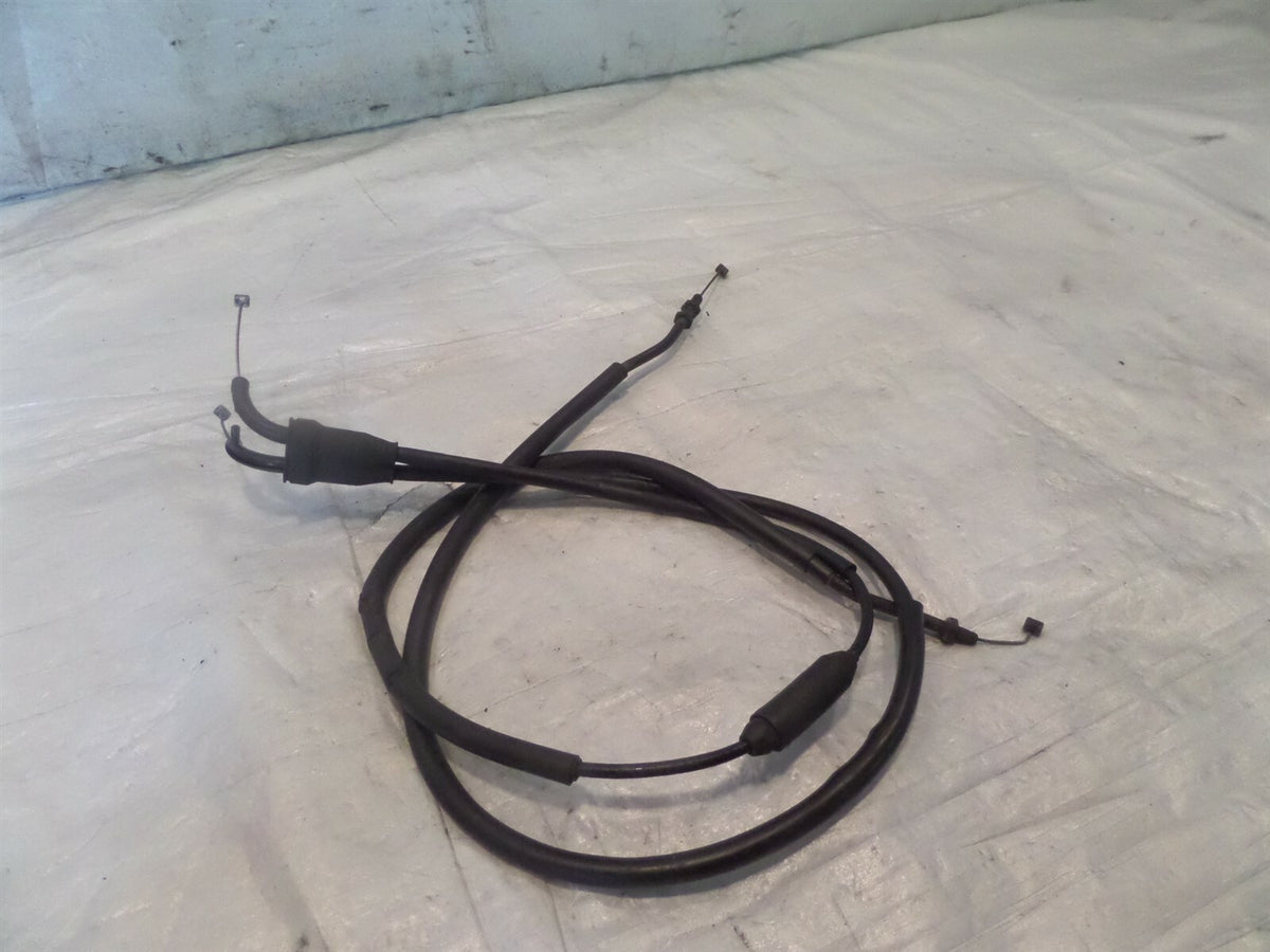 2007-2012 Triumph Tiger 1050 SE Open/Close Throttle Handlebar Cable Lines - C3 Cycle