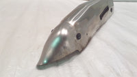 2002 02 Honda VFR800 VFR 800 Interceptor Rear Exhaust Muffler Shield Right Cover - C3 Cycle