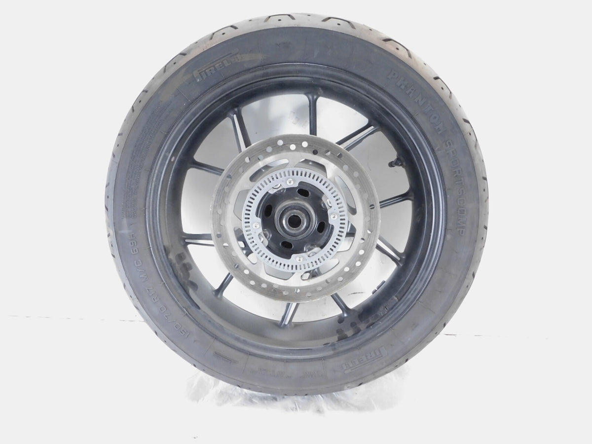 2016-2022 Triumph Street Twin Rear Wheel Rim & Tire w/ Rotor 17" x 4.2" - C3 Cycle
