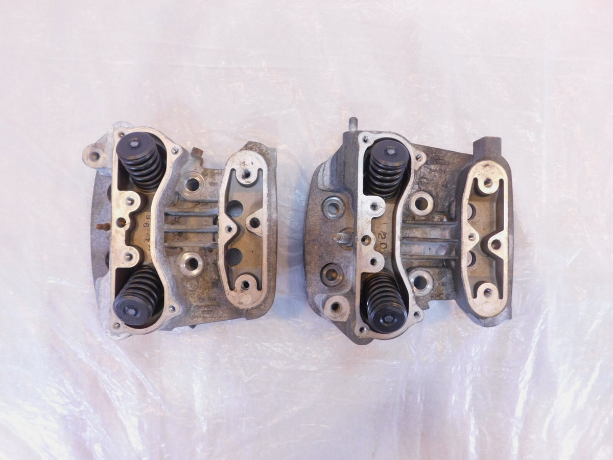 Harley Davidson Sportster 883 Hugger & Custom Silver Cylinder Heads w/ Valves - C3 Cycle