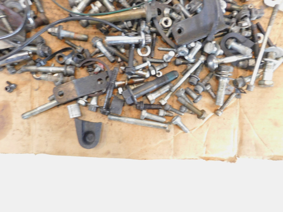 2012 12 Harley Davidson Road Glide Custom FLTRX Nut Bolt Bracket Box Parts Lot - C3 Cycle
