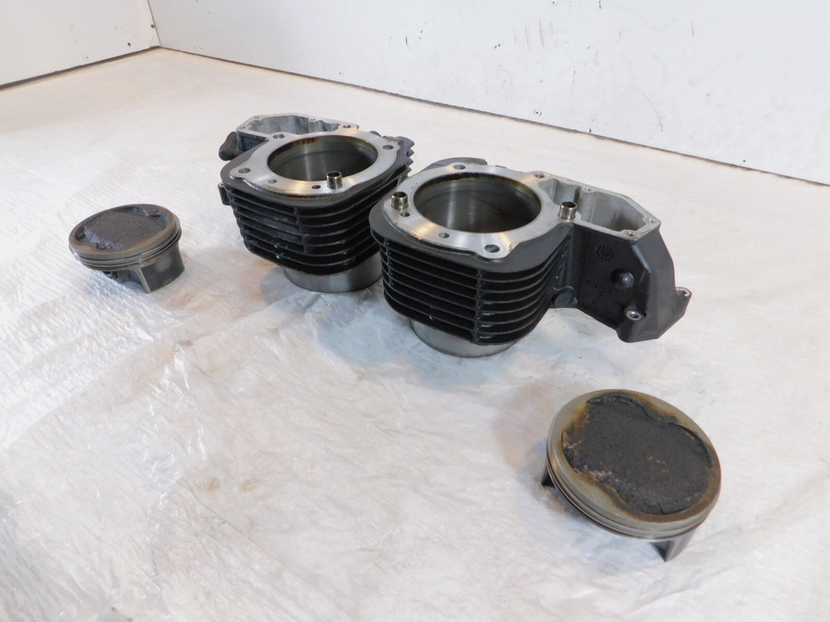 1997-2004 BMW R1200CL R1200C R1150R Black Left/Right Pistons and Cylinder Jugs - C3 Cycle