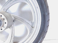 2008-2009 Victory Vision Touring Silver Cast Front Wheel Rim & Tire - Bent - C3 Cycle