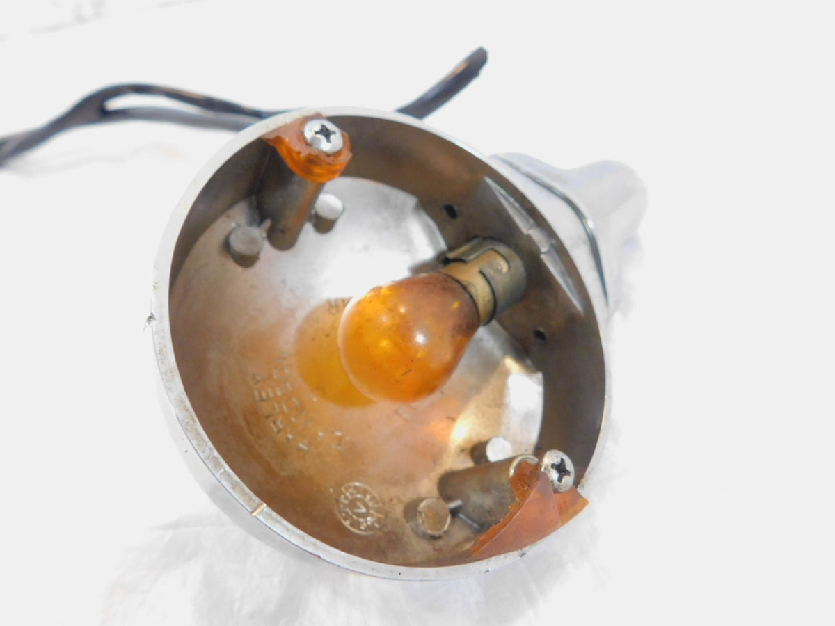 Harley Touring Softail Road King Electra Glide Front Turn Signal Indicator Light - C3 Cycle