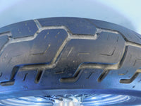 Harley Dyna Softail & Sportster 883 & 1200 Chrome Spoked Rear Wheel Rim & Tire - C3 Cycle