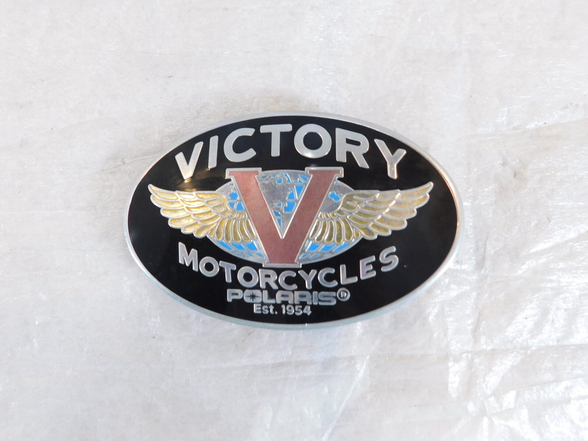 2010 10 Victory Vision 8-Ball Left Side Marker Medallion Logo Badge - C3 Cycle