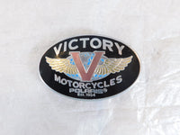 2010 10 Victory Vision 8-Ball Left Side Marker Medallion Logo Badge - C3 Cycle