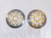 Pair Ducati Sport Touring ST4 S & Monster S4 S4R Front Wheel Brake Disc Rotors - C3 Cycle
