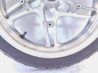 BMW K1200GT K1200RS R1100S R1150R Cast Silver Front Wheel Rim & Tire - Straight - C3 Cycle