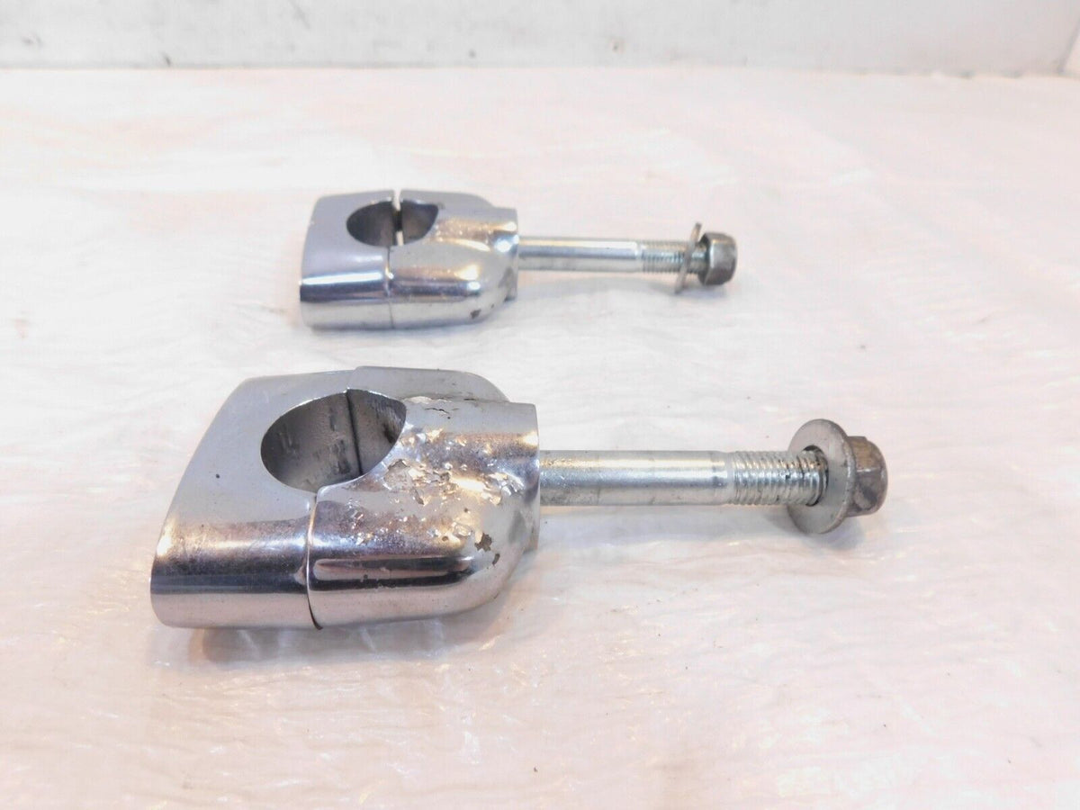 86-04 Suzuki Savage 650 LS650P Upper/Lower Handlebar Riser Mount Clamp Brackets - C3 Cycle