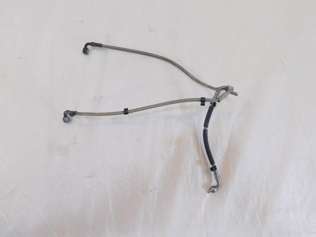2012-2018 BMW F800 F800GT Front Left & Right Brake Disc Calipers Hose Line Pipes - C3 Cycle