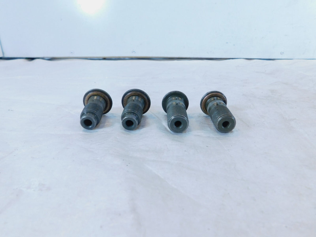 2007-2009 Yamaha V Star XVS1100 Engine Motor Oil Pipe Line Hollow Banjo Bolts - C3 Cycle
