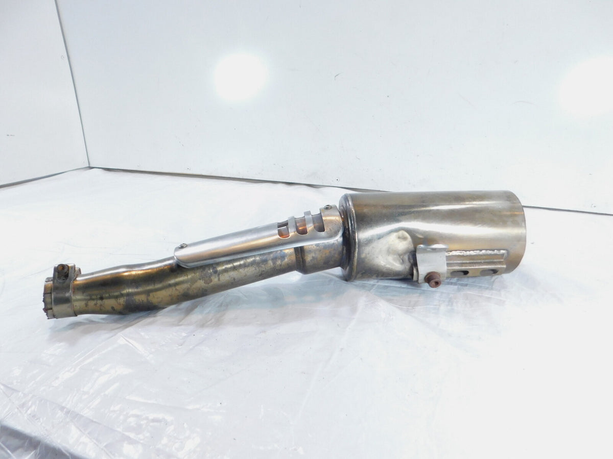 2002 MZ Skorpion Tour MZ660 660 Rear Right Engine Exhaust Muffler Pipe -Dented