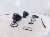 2005-2015 Yamaha Majesty YP400 Handlebar Clamp On Front Shark Speakers Pair - C3 Cycle