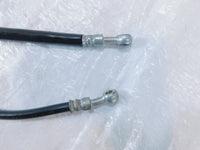 Pair Suzuki RF600 & RF900 Black Engine Motor Cylinder Block Oil Hose Line Pipes - C3 Cycle