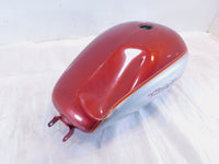 04-06 Harley Davidson Sportster 883 & 1200 Custom Low Red Fuel Gas Tank - Dented - C3 Cycle