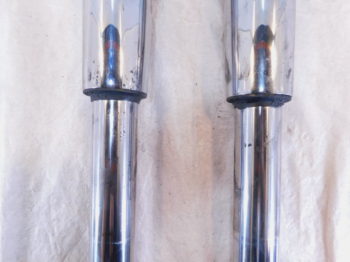 Indian Chief Chieftain & Roadmaster Chrome Left & Right Front End Fork Shocks