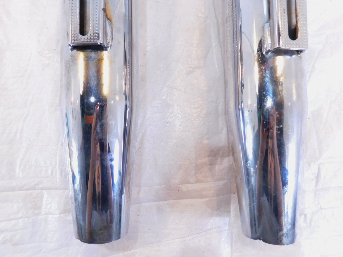 Harley Davidson Dyna Super Glide Low Rider Chrome Exhaust Header Pipe Mufflers - C3 Cycle