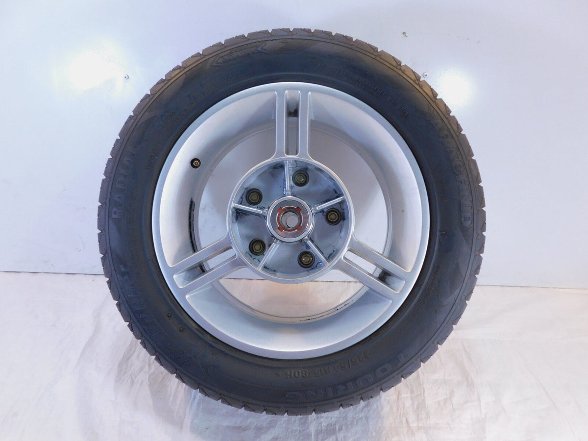 2008 08 Can-Am Spyder GS Roadster 990 SE5 Silver Rear Wheel Rim & Tire -15" x 7" - C3 Cycle
