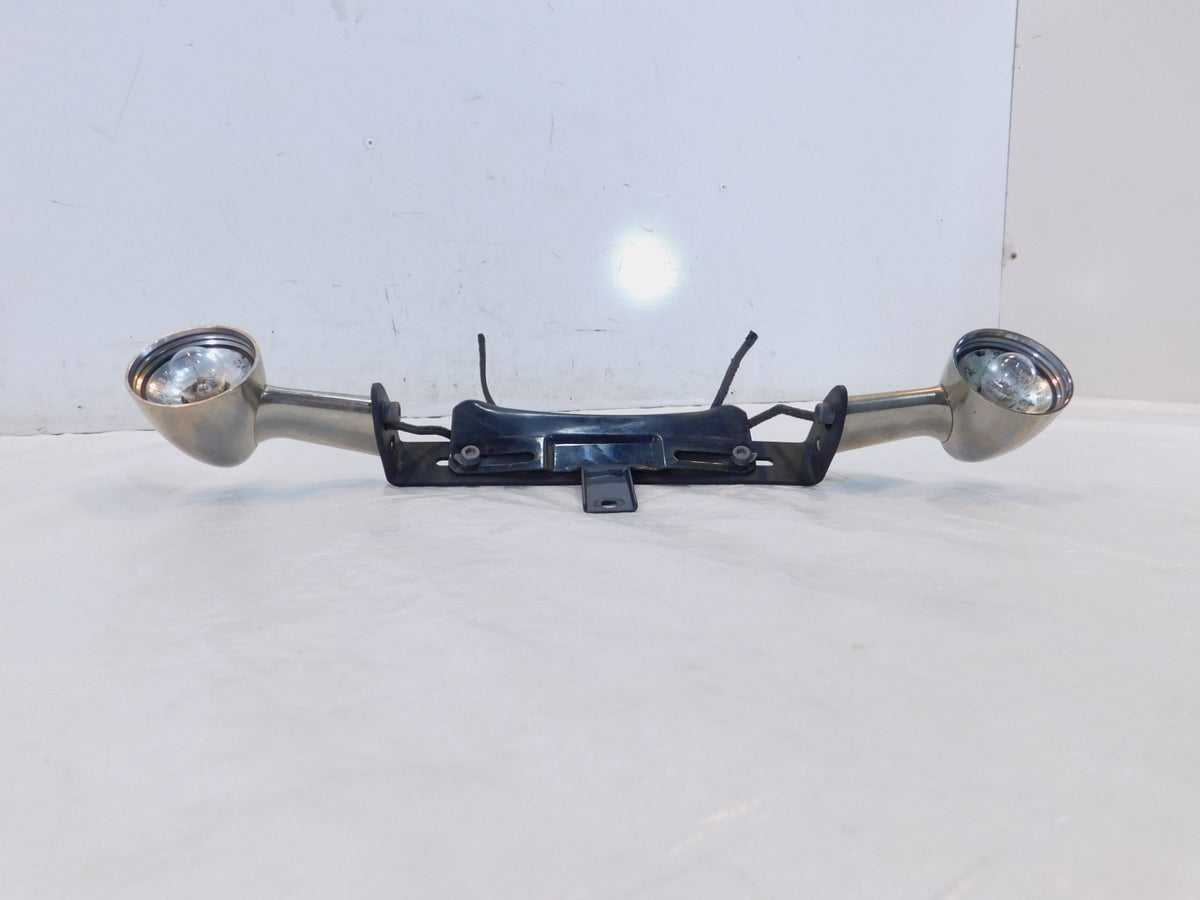 Harley Sportster Dyna Rear Turn Signal Relocation & License Plate Mount Bracket - C3 Cycle