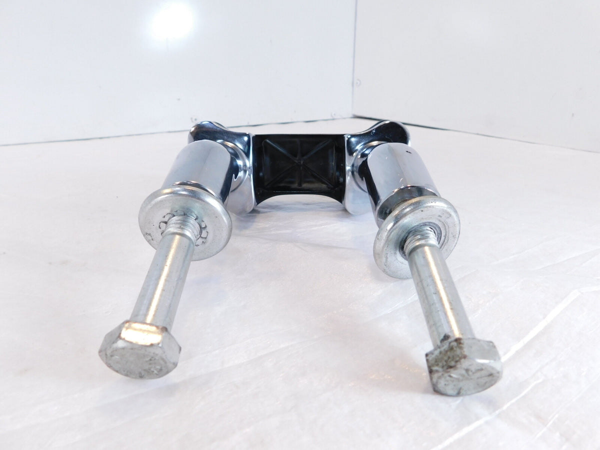 Harley Davidson Sportster 883 & 1200 Black Handlebar Riser Mount Bracket Clamps - C3 Cycle