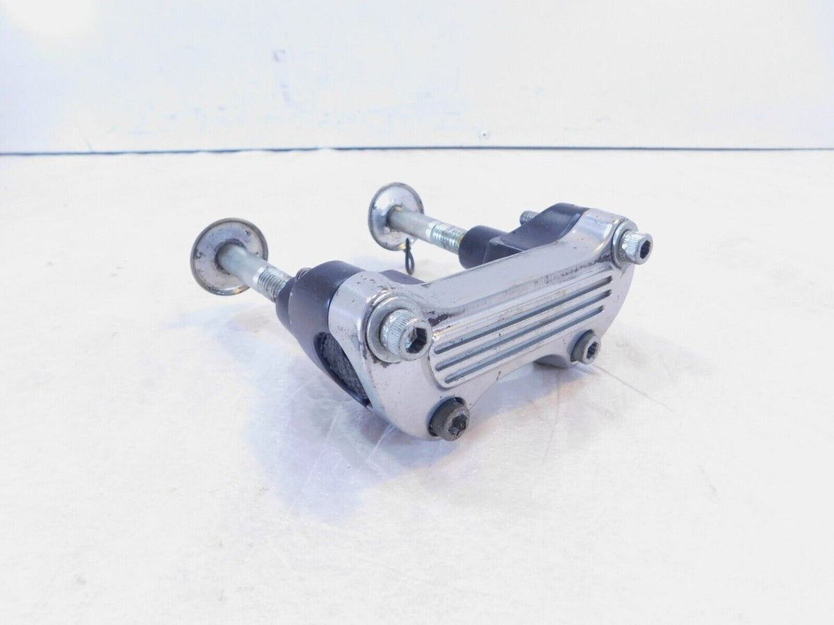 Harley Davidson Sportster 883 & 1200 & Dyna Chrome Handlebar Bar Riser Clamps - C3 Cycle
