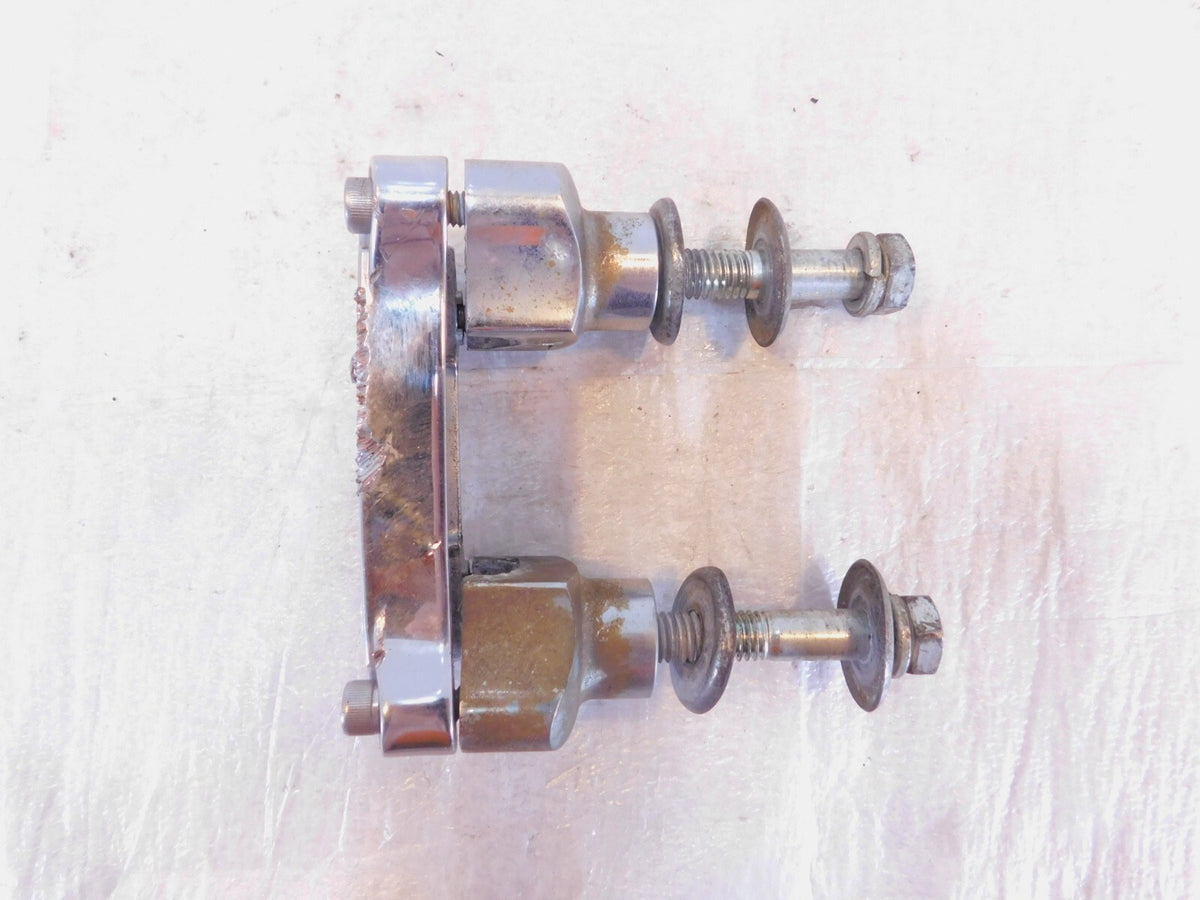 Harley Davidson Softail FXSTC Dyna Wide Glide Handlebar Riser Top Clamp Brackets - C3 Cycle
