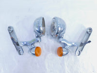 Harley Davidson Electra Glide Ultra Limited Auxiliary Fog Lights Mount Brackets - C3 Cycle