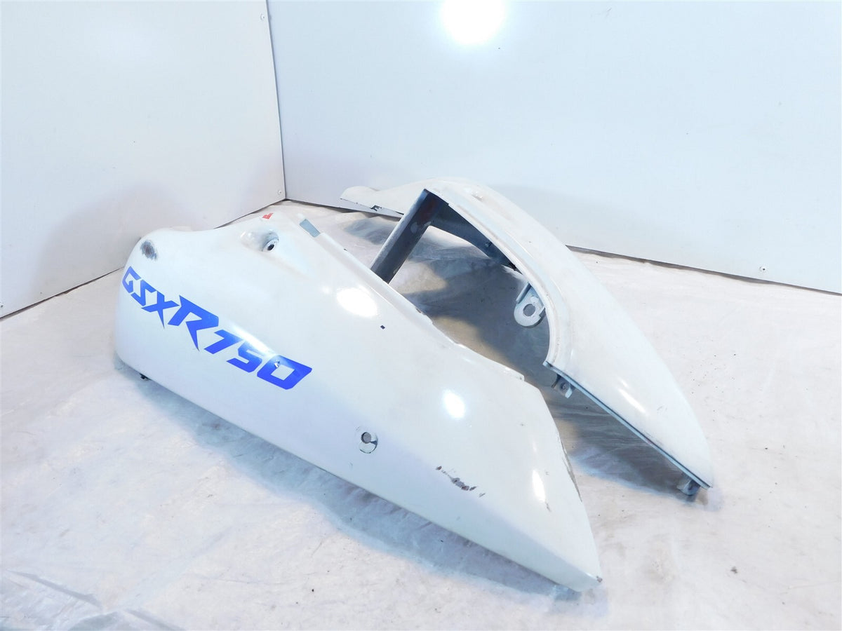 1997 Suzuki GSX-R600 GSXR600 White Right/Left Tail Seat Frame Cover Fairing Cowl - C3 Cycle