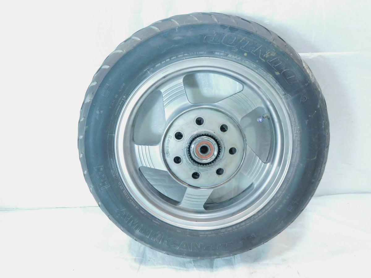2004 04 Kawasaki Vulcan 1500 VN1500 Nomad Fi Rear Wheel Rim & Tire - 41073-0011 - C3 Cycle