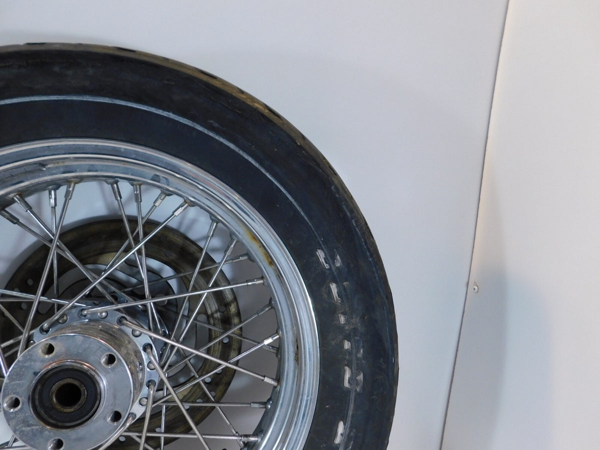 Harley Electra Glide Sportster Softail & Dyna 16" Chrome Laced Rear Wheel Rim - C3 Cycle