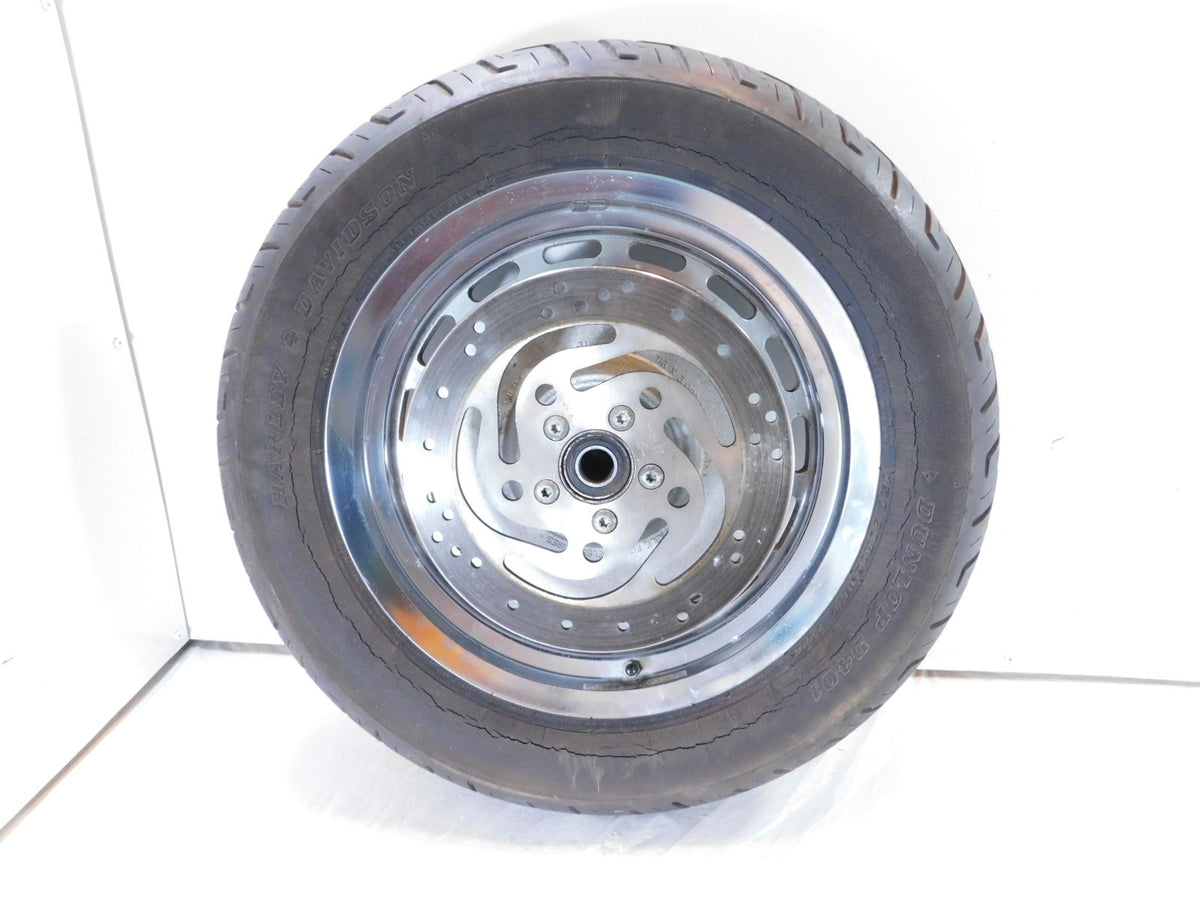 2005-2007 Harley Davidson Sportster 1200 Chrome Custom Cast Rear Wheel Rim - C3 Cycle