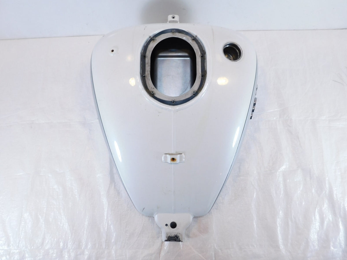 18-19 Indian Roadmaster Elite White & Silver Fuel Gas Petrol Tank Reservoir Cell - C3 Cycle