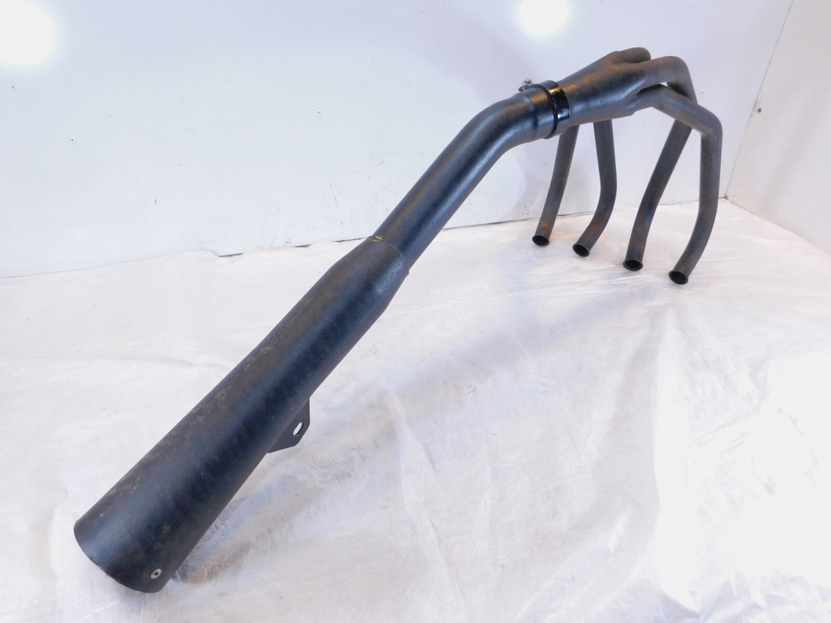 1977 77 Honda CB550 CB550K 550 Black Exhaust Muffler & Header Pipes System
