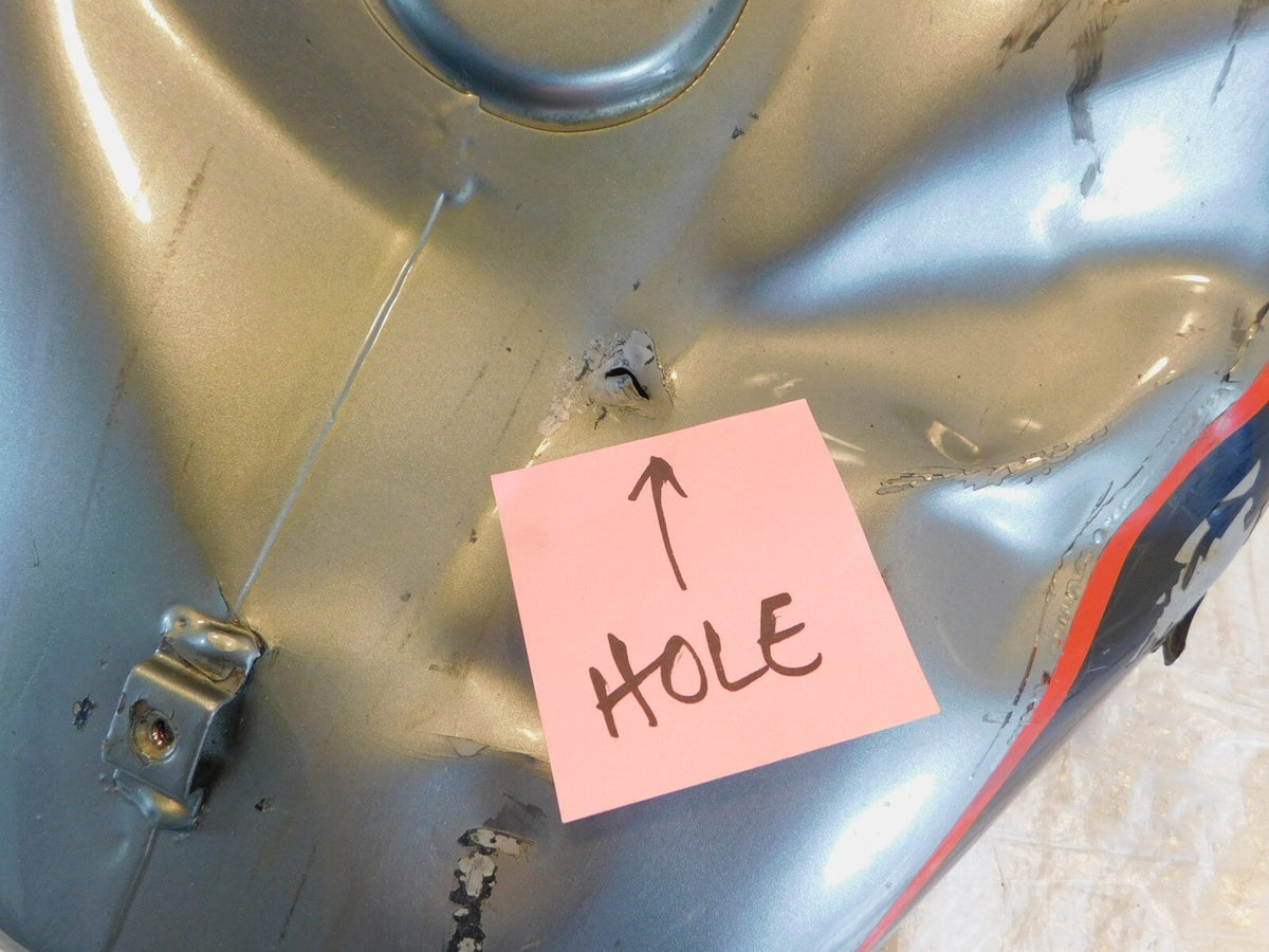 1989-1991 Harley Davidson Touring Tour Electra Glide Black Fuel Gas Tank - HOLE - C3 Cycle