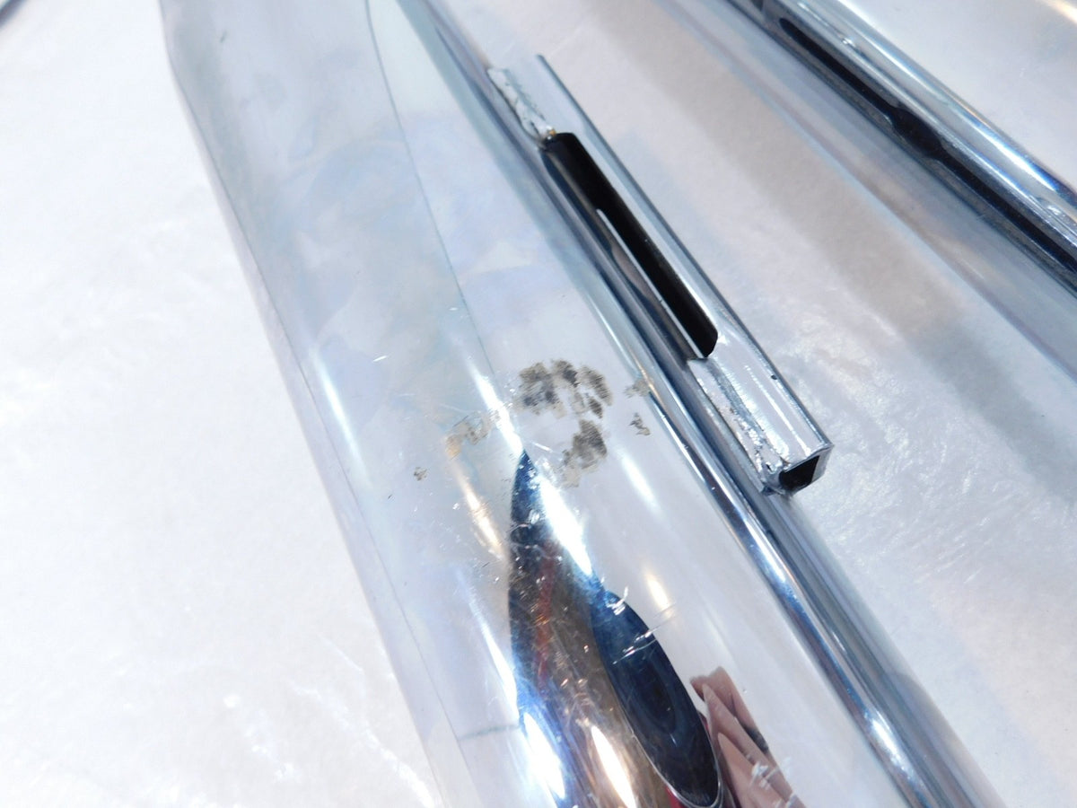 Harley Davidson Dyna Super Glide & Low Rider Chrome Exhaust Header Pipe Mufflers - C3 Cycle