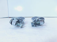 Harley Touring FXR Dyna Sportster & Softail Black & Chrome Footpegs Footrests - C3 Cycle