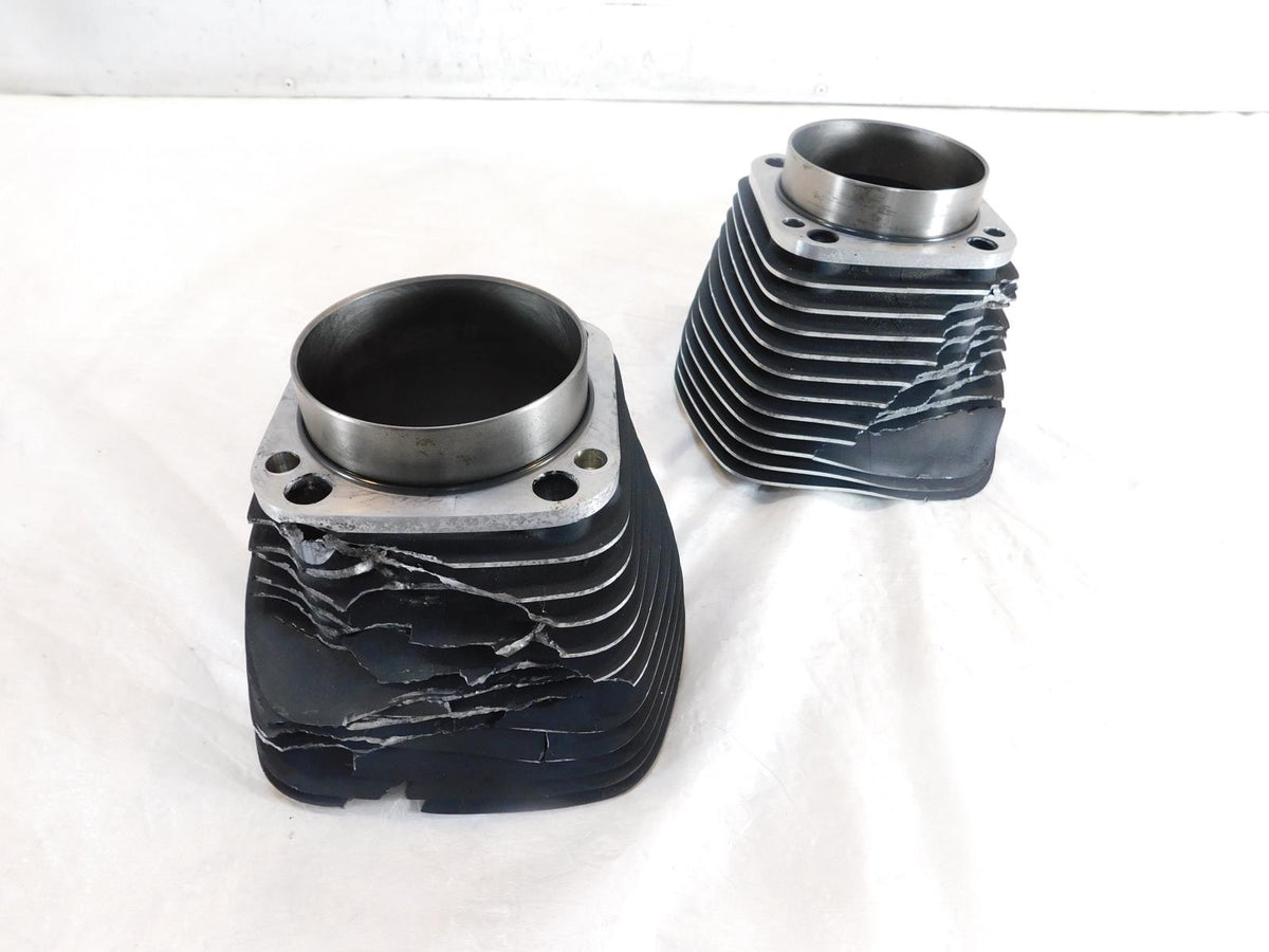Harley Davidson Touring Dyna Softail Front & Rear 1550ci Cylinder Jugs -Damage - C3 Cycle