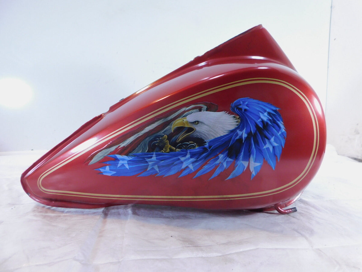 1983-1988 Harley Davidson Tour Glide & Electra Glide Red Fuel Gas Petrol Tank - C3 Cycle