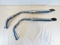 1973 Harley Davidson Sportster 900 & 1000 Chrome Exhaust System Pipes & Mufflers - C3 Cycle