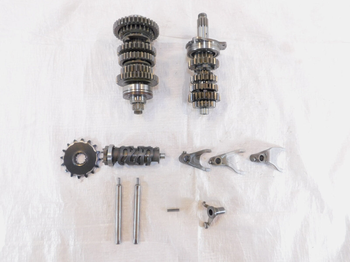 2004 2005 2006 Yamaha FZ6 FZ6S Transmission Gear w/ Shifter Drum & Shift Forks - C3 Cycle