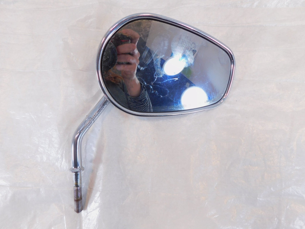 Harley Davidson Touring Softail Dyna & Sportster Right Chrome Rear View Mirror