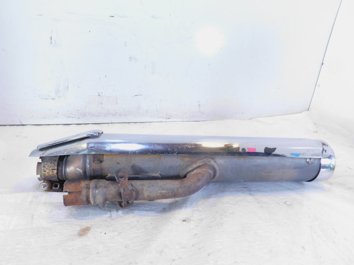 Honda VTX1800 VTX1800F VTX1800N Chrome Lower Left Exhaust Header Pipe Muffler - C3 Cycle