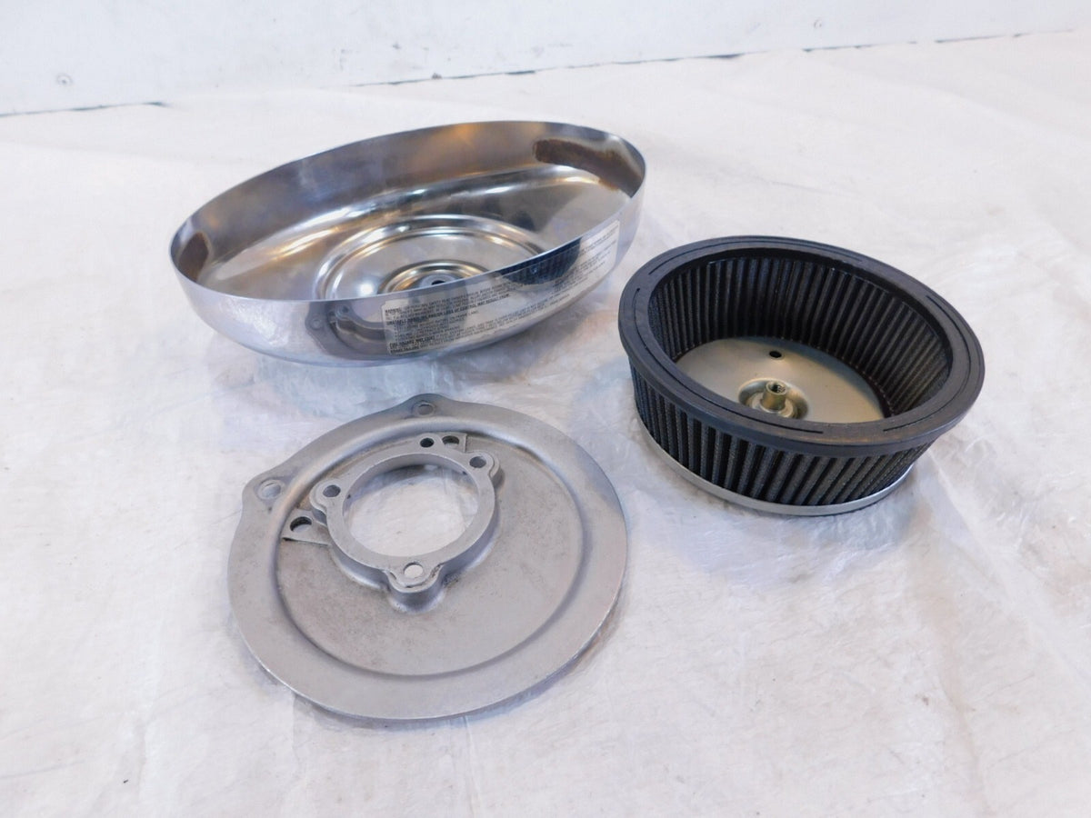 Harley Davidson Electra Glide Softail Air Intake Cleaner Housing w/ K&N Filter - C3 Cycle