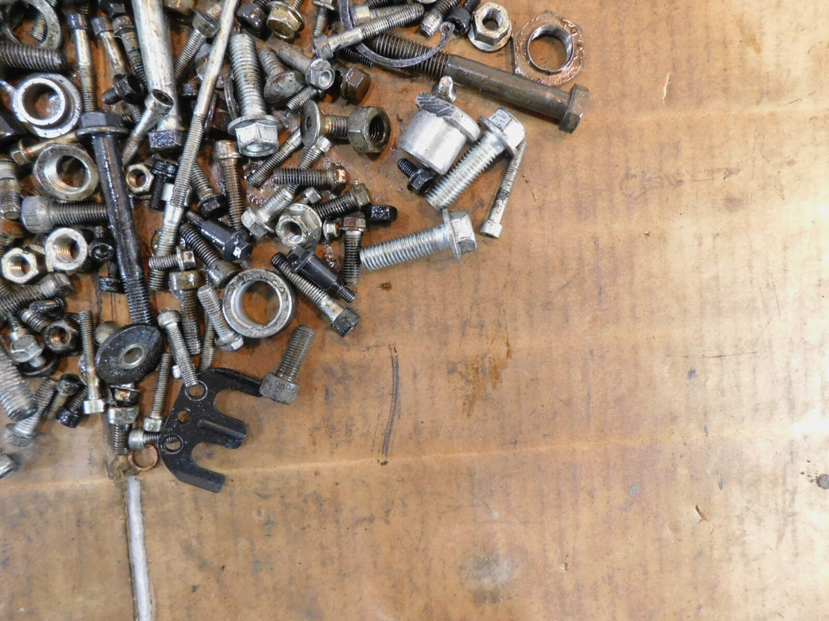 2017 17 Victory Cross Country Engine & Body Nuts Bolts & Brackets Parts Box Lot - C3 Cycle